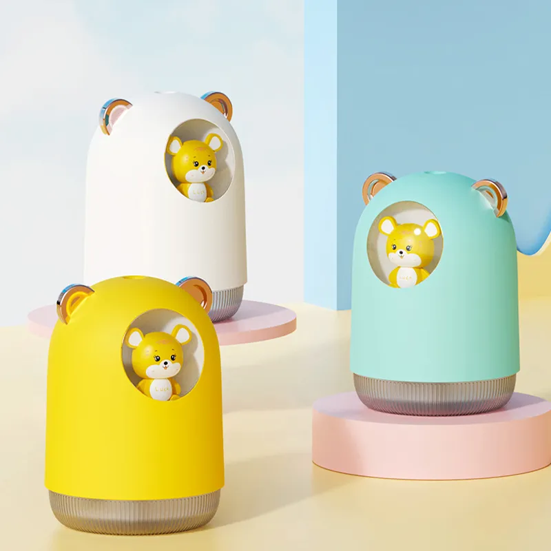 دستگاه بخور فانتزی طرح حیوانات مدل موش فضایی تیفانی