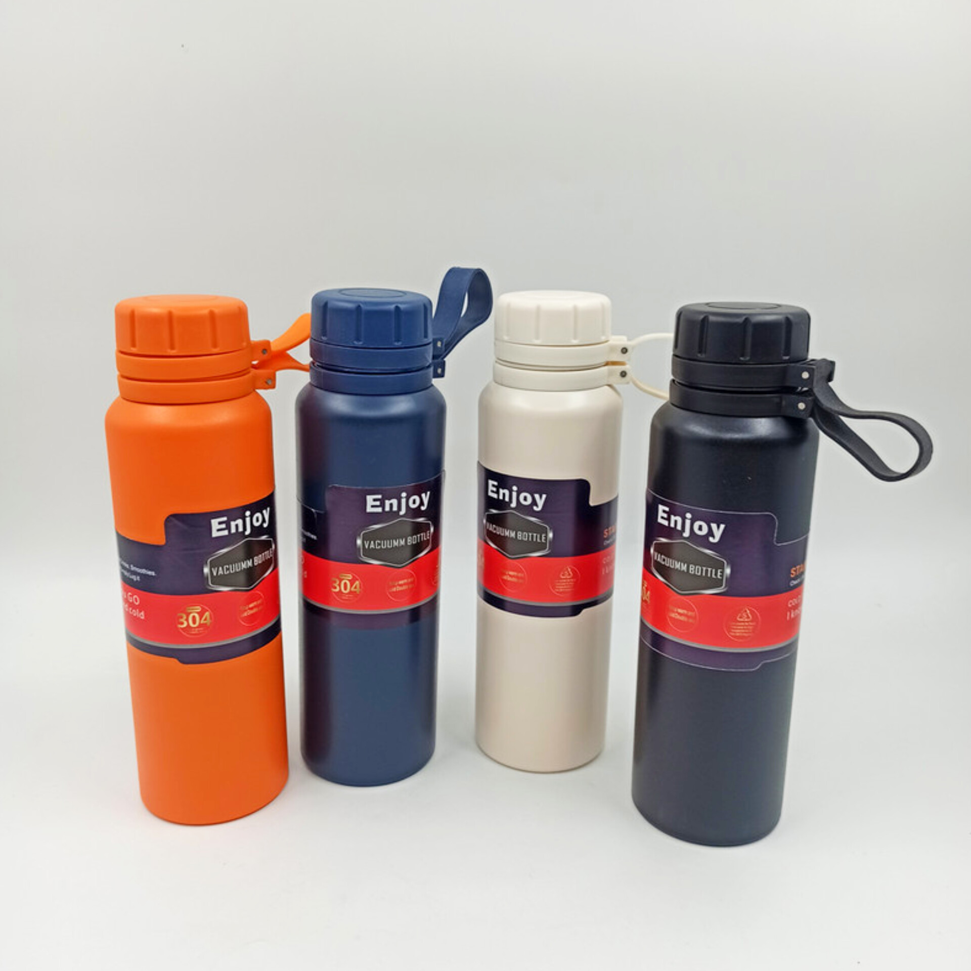 فلاسک استیل ۳۰۴ enjoy سرد و گرم حجم ۷۵۰ میلی‌لیتر