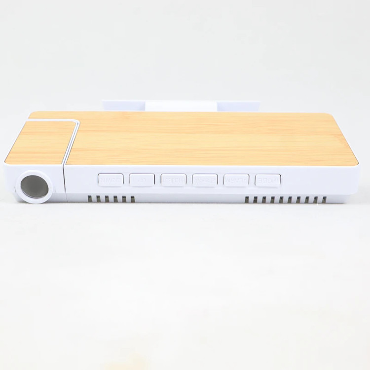 ساعت رومیزی دیجیتال پروژکتوردار طرح بامبو مدل DS-5718LW