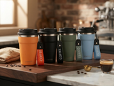 تراول ماگ Coffee دوحالته استیل ۳۱۶ حجم ۳۵۰ میلیلیتر
