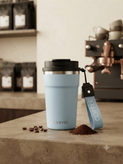 تراول ماگ Coffee دوحالته استیل ۳۱۶ حجم ۳۵۰ میلیلیتر