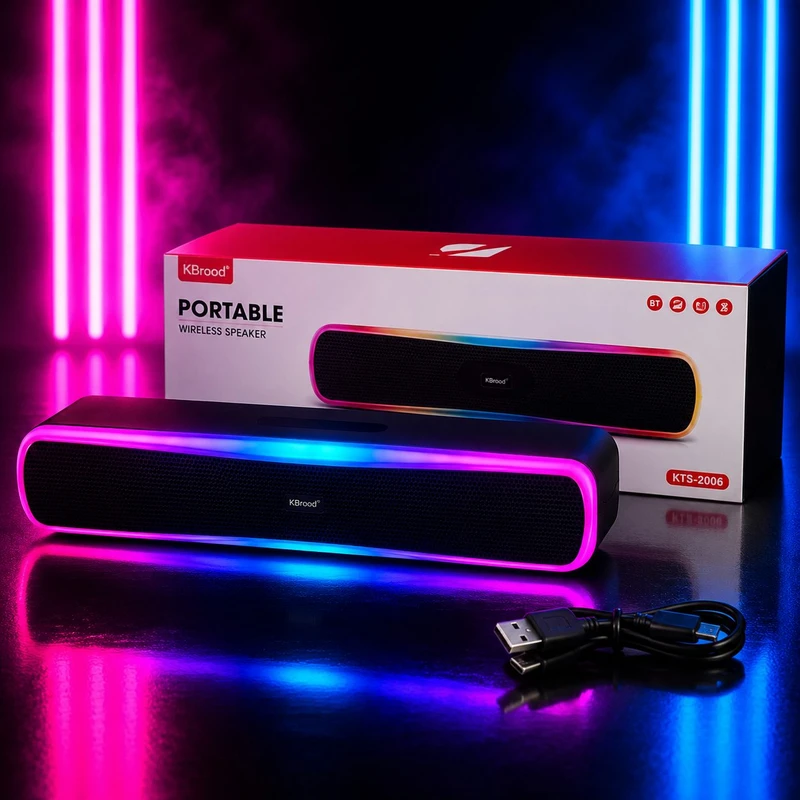 ساندبار بلوتوثی KTS-1892 با نورپردازی RGB